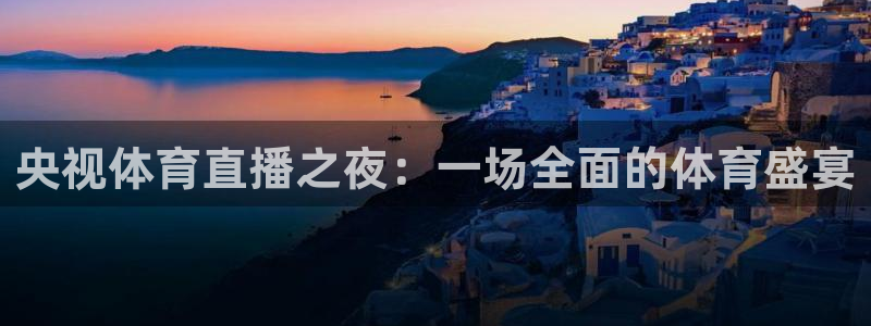 搜米so米体育直播nba赛事：央视体育直播之夜：一场全面的体育盛宴