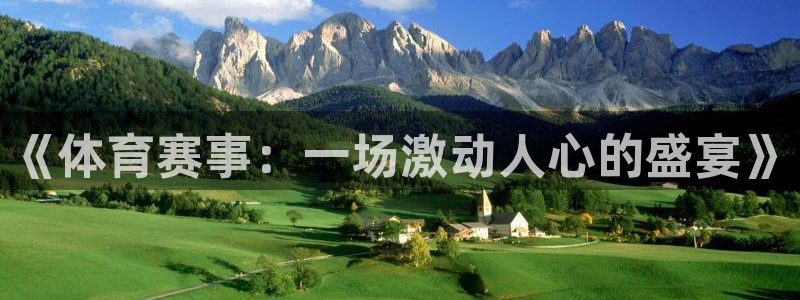 so米体育直播在线观看：《体育赛事：一场激动人心的盛宴》